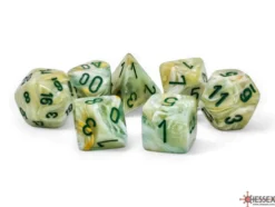 Set Mega Dadi: Marble Verde/Verde Scuro