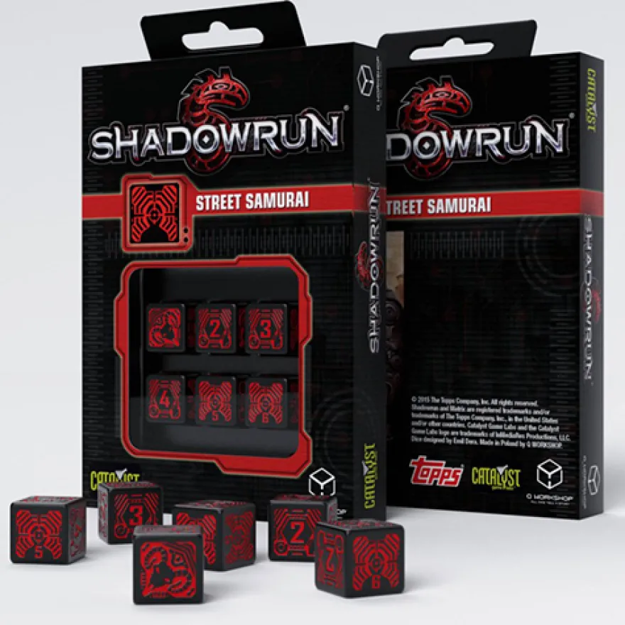 Shadowrun - Set Dadi Street Samurai (6)