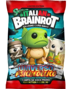 Skifidol Italian Brainrot TCG - Universo Psichedelico Busta Portachiavi 3D e Carta Promo Serie 1 (1)