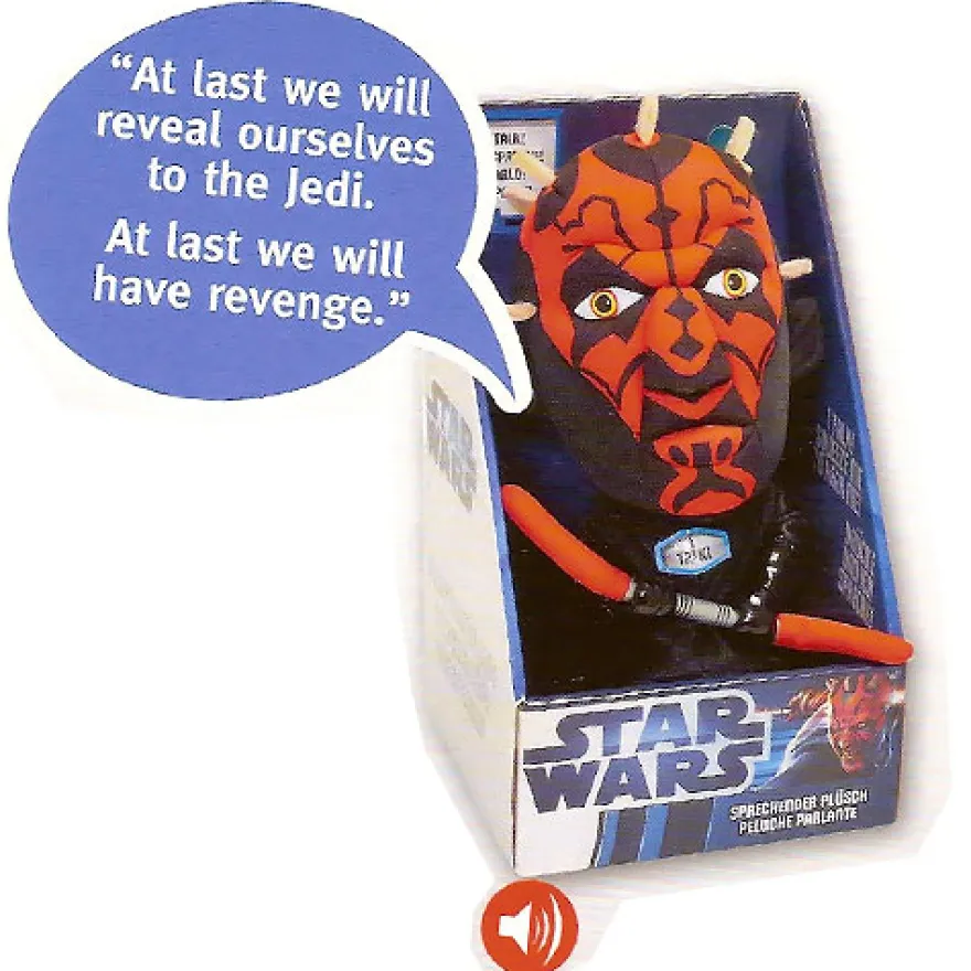 Star Wars Plush Parlante - Darth Maul Deformed Big