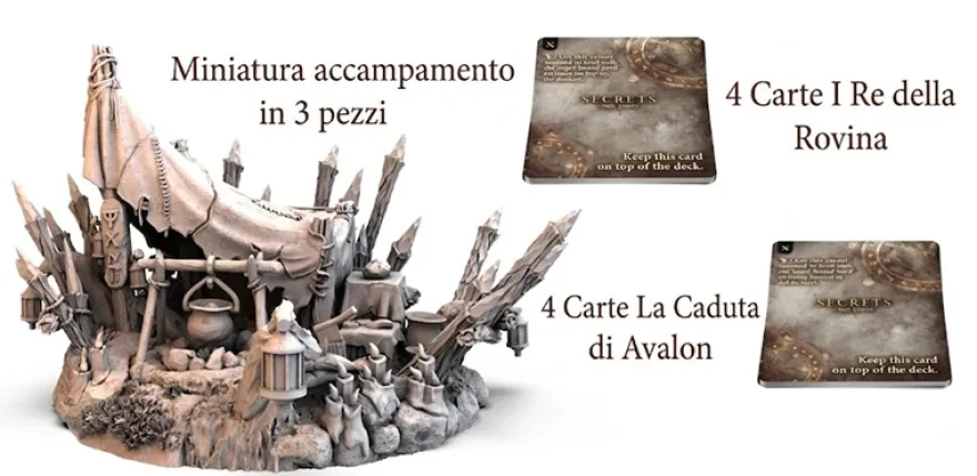 Tainted Grail - I Re della Rovina: Accampamento + 8 Promo