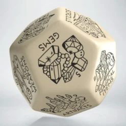 Treasure Generator Die - Beige, Nero