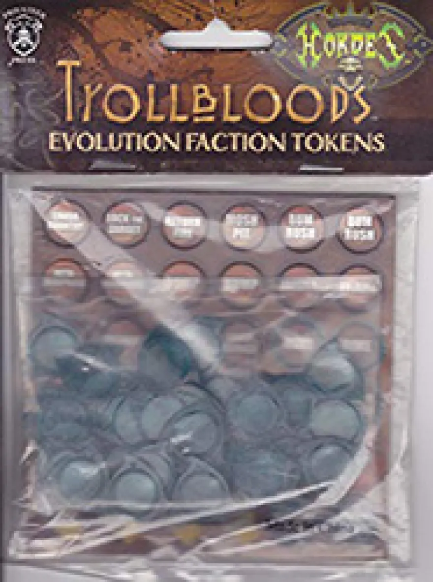 Trollbloods Evolution Faction Tokens
