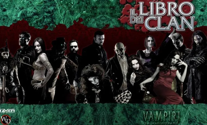 Vampiri La Masquerade 20° Anniversario - Il Libro dei Clan