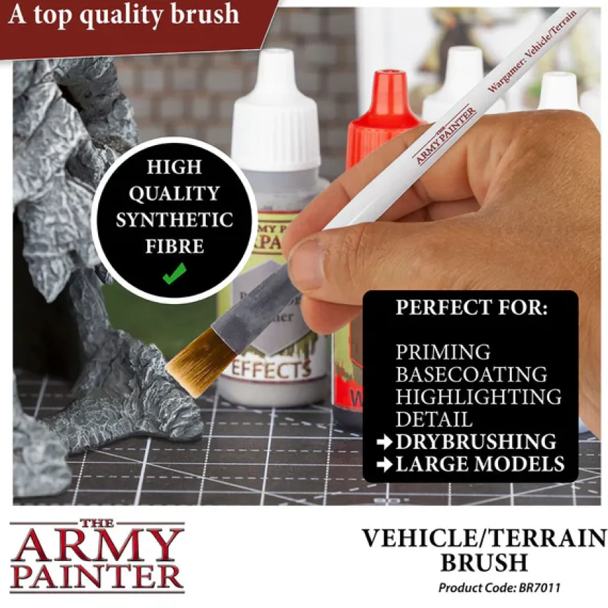Wargamer Brush - Vehicle & Scenery