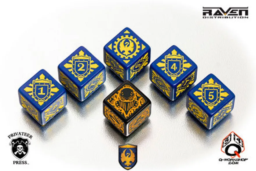 Warmachine - Set Dadi Cygnar (6)