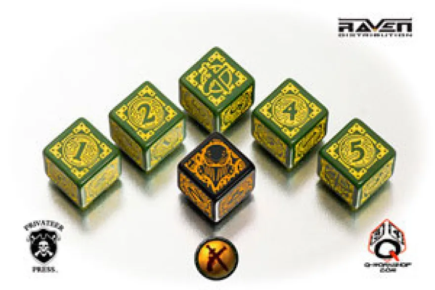 Warmachine - Set Dadi Mercenari (6)