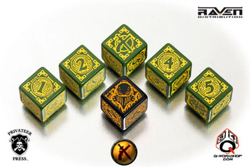 Warmachine - Set Dadi Mercenari (6)