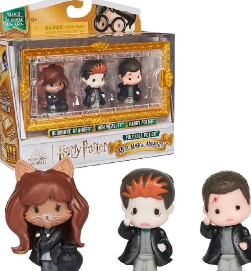 Wizarding World Harry Potter - Micro Magical Moments Multipack da 3 - Versione B