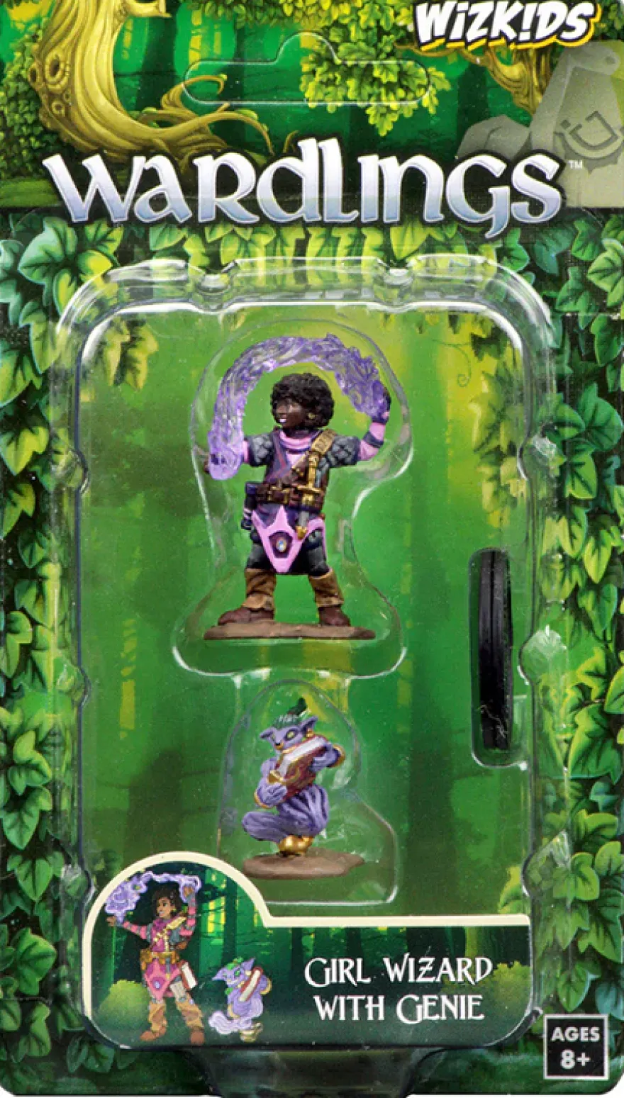 WizKids Wardlings Painted Miniatures - Girl Wizard & Genie
