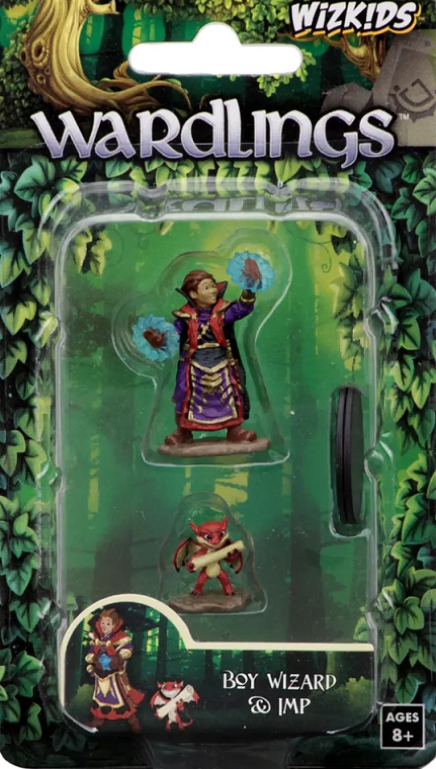 WizKids Wardlings RPG Figures - Boy Wizard & Imp