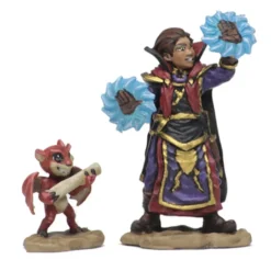 WizKids Wardlings RPG Figures - Boy Wizard & Imp